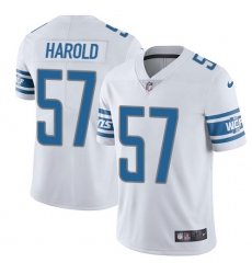 Men's Nike Detroit Lions #57 Eli Harold White Vapor Untouchable Limited Player NFL Jersey