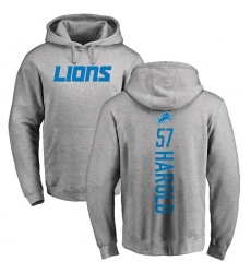 NFL Nike Detroit Lions #57 Eli Harold Ash Backer Pullover Hoodie