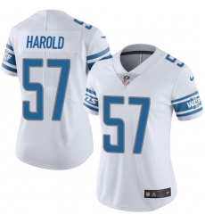 Women Nike Detroit Lions #57 Eli Harold White Vapor Untouchable Limited Player NFL Jersey