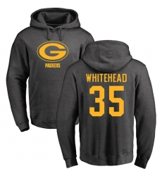 NFL Nike Green Bay Packers #35 Jermaine Whitehead Ash One Color Pullover Hoodie