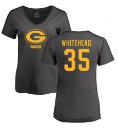 NFL Women's Nike Green Bay Packers #35 Jermaine Whitehead Ash One Color T-Shirt