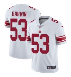 Men's Nike New York Giants #53 Connor Barwin White Vapor Untouchable Limited Player NFL Jersey