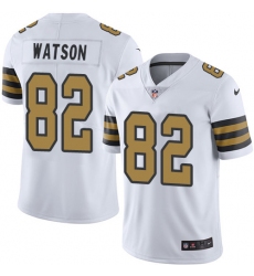 Men's Nike New Orleans Saints #82 Benjamin Watson Limited White Rush Vapor Untouchable NFL Jersey