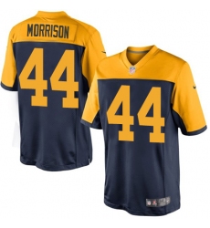 Youth Nike Green Bay Packers #44 Antonio Morrison Limited Navy Blue Alternate NFL Jersey