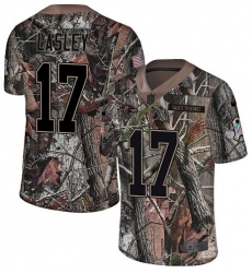 Men's Nike Baltimore Ravens #17 Jordan Lasley Limited Camo Salute to Service NFL Jersey