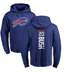 NFL Nike Buffalo Bills #20 Rafael Bush Royal Blue Backer Pullover Hoodie