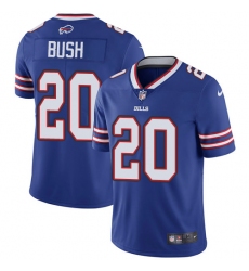 Youth Nike Buffalo Bills #20 Rafael Bush Royal Blue Team Color Vapor Untouchable Limited Player NFL Jersey
