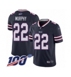 Youth Buffalo Bills #22 Marcus Murphy Limited Navy Blue Inverted Legend 100th Season Football Jersey