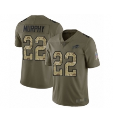 Youth Buffalo Bills #22 Marcus Murphy Limited Olive Camo 2017 Salute to Service Football Jersey