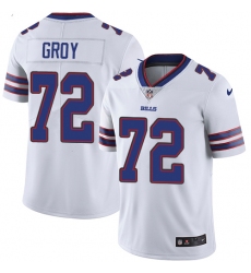 Men's Nike Buffalo Bills #72 Ryan Groy White Vapor Untouchable Limited Player NFL Jersey