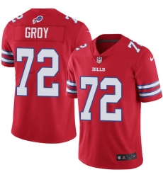 Youth Nike Buffalo Bills #72 Ryan Groy Limited Red Rush Vapor Untouchable NFL Jersey
