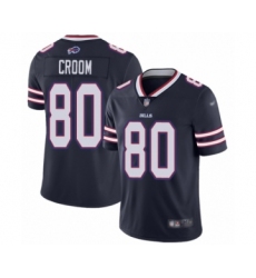 Men's Buffalo Bills #80 Jason Croom Limited Navy Blue Inverted Legend Football Jersey
