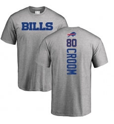 NFL Nike Buffalo Bills #80 Jason Croom Ash Backer T-Shirt