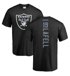 NFL Nike Oakland Raiders #19 Brandon LaFell Black Backer T-Shirt