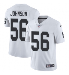 Youth Nike Oakland Raiders #56 Derrick Johnson White Vapor Untouchable Limited Player NFL Jersey