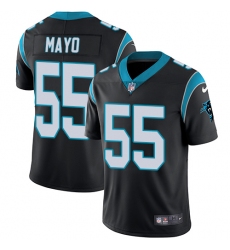 Youth Nike Carolina Panthers #55 David Mayo Black Team Color Vapor Untouchable Limited Player NFL Jersey