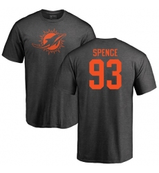 NFL Nike Miami Dolphins #93 Akeem Spence Ash One Color T-Shirt