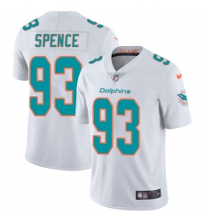 Youth Nike Miami Dolphins #93 Akeem Spence White Vapor Untouchable Limited Player NFL Jersey