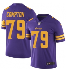 Youth Nike Minnesota Vikings #79 Tom Compton Limited Purple Rush Vapor Untouchable NFL Jersey