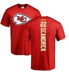 NFL Nike Kansas City Chiefs #22 Orlando Scandrick Red Backer T-Shirt