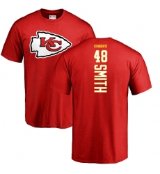 NFL Nike Kansas City Chiefs #48 Terrance Smith Red Backer T-Shirt