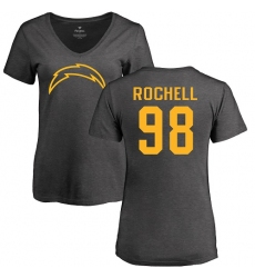 NFL Women's Nike Los Angeles Chargers #98 Isaac Rochell Ash One Color T-Shirt