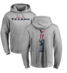 NFL Nike Houston Texans #17 Vyncint Smith Ash Backer Pullover Hoodie