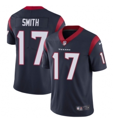 Youth Nike Houston Texans #17 Vyncint Smith Navy Blue Team Color Vapor Untouchable Limited Player NFL Jersey