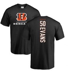 NFL Nike Cincinnati Bengals #50 Jordan Evans Black Backer T-Shirt