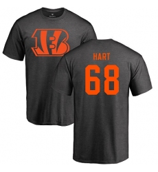 NFL Nike Cincinnati Bengals #68 Bobby Hart Ash One Color T-Shirt