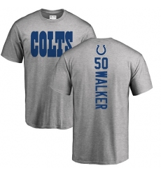 NFL Nike Indianapolis Colts #50 Anthony Walker Ash Backer T-Shirt