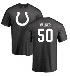 NFL Nike Indianapolis Colts #50 Anthony Walker Ash One Color T-Shirt
