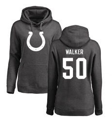 NFL Women's Nike Indianapolis Colts #50 Anthony Walker Ash One Color Pullover Hoodie