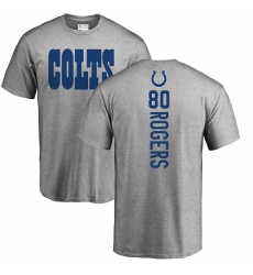 NFL Nike Indianapolis Colts #80 Chester Rogers Ash Backer T-Shirt