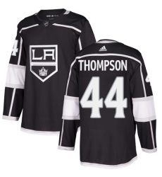 Men's Adidas Los Angeles Kings #44 Nate Thompson Premier Black Home NHL Jersey