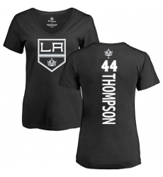 NHL Women's Adidas Los Angeles Kings #44 Nate Thompson Black Backer T-Shirt