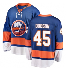 Youth New York Islanders #45 Noah Dobson Fanatics Branded Royal Blue Home Breakaway NHL Jersey