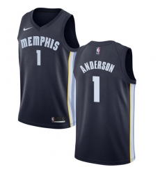 Youth Nike Memphis Grizzlies #1 Kyle Anderson Swingman Navy Blue NBA Jersey - Icon Edition