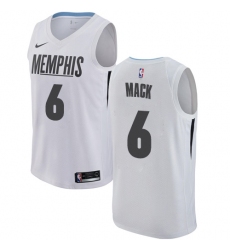 Women's Nike Memphis Grizzlies #6 Shelvin Mack Swingman White NBA Jersey - City Edition