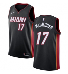 Women's Nike Miami Heat #17 Rodney McGruder Swingman Black NBA Jersey - Icon Edition