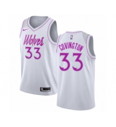 Youth Nike Minnesota Timberwolves #33 Robert Covington White Swingman Jersey - Earned Edition