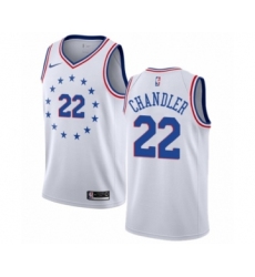 Youth Nike Philadelphia 76ers #22 Wilson Chandler White Swingman Jersey - Earned Edition