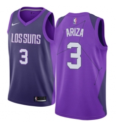 Men's Nike Phoenix Suns #3 Trevor Ariza Swingman Purple NBA Jersey - City Edition