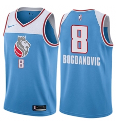 Women's Nike Sacramento Kings #8 Bogdan Bogdanovic Swingman Blue NBA Jersey - City Edition