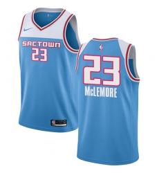 Men's Nike Sacramento Kings #23 Ben McLemore Swingman Blue NBA Jersey - 2018 19 City Edition