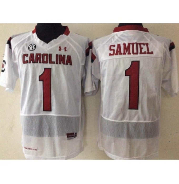 South Carolina Gamecocks 1 Gamecock Samuel White College Football Jersey