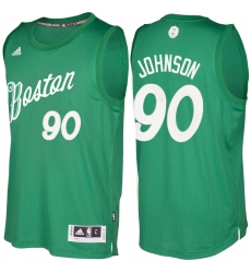 Men's Boston Celtics #90 Amir Johnson Green 2016-2017 Christmas Day NBA Swingman Jersey