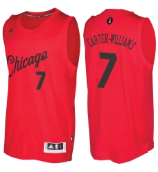 Men's Chicago Bulls #7 Michael Carter-Williams 2016-2017 Christmas Day Red NBA Swingman Jersey