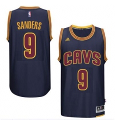 Men's Cleveland Cavaliers #9 Larry Sanders adidas Navy Player Swingman CavFanatic Jersey