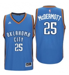 Men's Oklahoma City Thunder #25 Doug McDermott adidas Light Blue Player Swingman Jersey